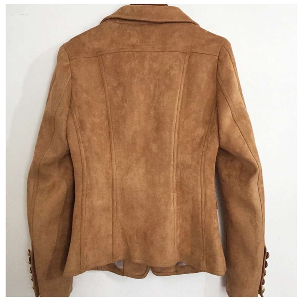 💕 The Xerena Vegan Suede Microfiber Jacket - Picture 3 of 7